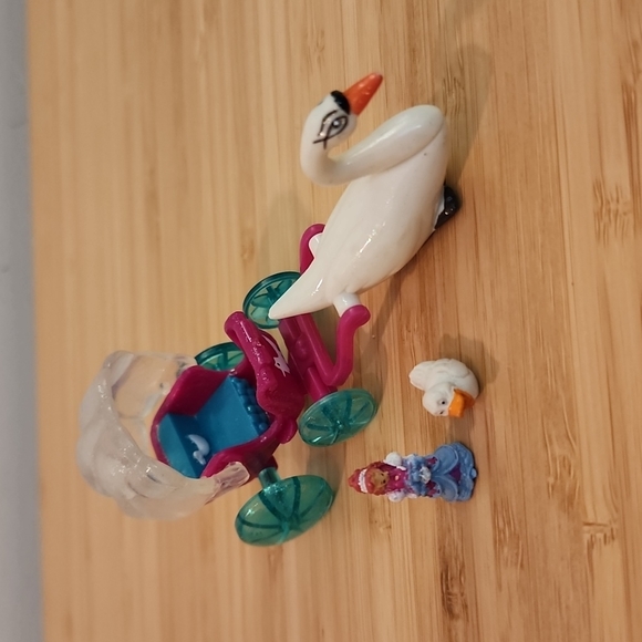 Trendmaster Swan Carriage Vintage 90's Miniature Playset - Picture 1 of 5